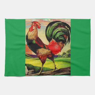 De handige Rooster roteren Theedoek