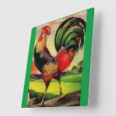 De handige Rooster roteren Vierkante Klok (Hoek)