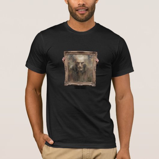 De Handlanger van de Curator — Gotische Fijne Kuns T-shirt (Voorkant)