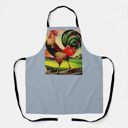 De handmatige Rooster-afdruk roteren Schort (Voorkant)