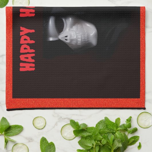 De handschoen - theedoek (Gevouwen)