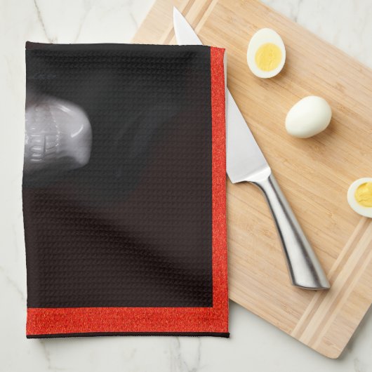 De handschoen - theedoek (Quarter Fold)