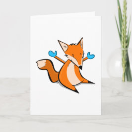 De Handschoen van de vos - Wenskaart Kaart