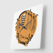 De Handschoen van het honkbal Vierkante Klok (Hoek)