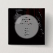 De handschoen - vierkante button 5,1 cm (Voorkant)