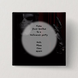 De handschoen - vierkante button 5,1 cm