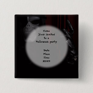 De handschoen - vierkante button 5,1 cm