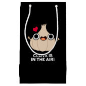 De handschoen zit in de lucht. klein cadeauzakje (Voorkant)