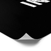 De handschoen zit in de lucht. poster (Hoek)