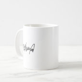 De handtekening van Donald John Trump Koffiemok (Voorkant links)