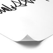 De handtekening van Donald John Trump Poster (Hoek)