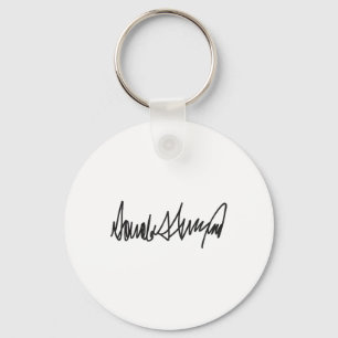 De handtekening van Donald John Trump Sleutelhanger
