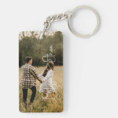 De handtekening van het manuscript hoort Foto Sleutelhanger (achterkant)