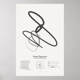De Handtekeningen van het sonnet: Sonnet 25 Poster