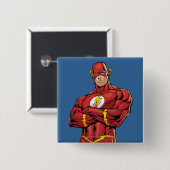 De handvuurwapens van de Flits doorkruist Vierkante Button 5,1 Cm (Voorkant /achterkant)