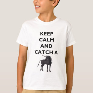 De Hanes T-Shirt van Unicorn van de Kalm houden en