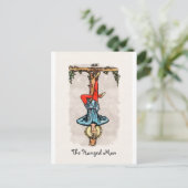 De Hanged Man Major Arcana Tarot Kaart Soms gaat (Staand voorkant)