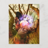 De Hanged Man Tarot Card Art Briefkaart (Voorkant)