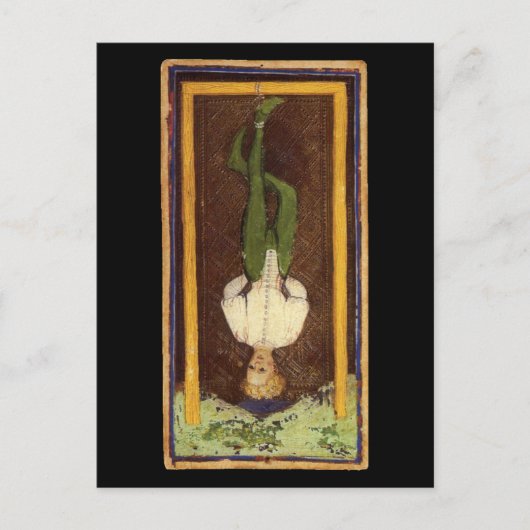 De Hanged Man Tarot Card Briefkaart (Voorkant)