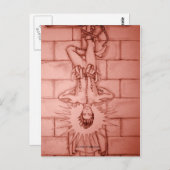 De Hanged Man Tarot Card Briefkaart (Voorkant / Achterkant)