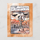 De Hanged Man Tarot Card Briefkaart (Voorkant)