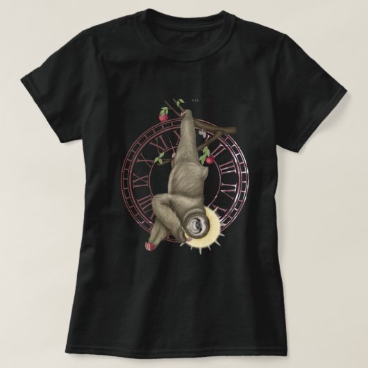 De Hanged Sloth T-Shirt (Design voorkant)