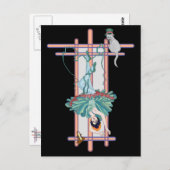 De Hanged Woman Tarot-kaart Briefkaart (Voorkant / Achterkant)