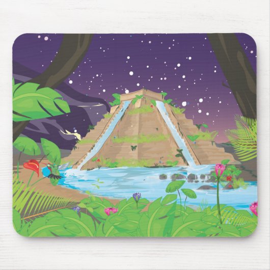 De Hangende Tuinen van Babylon Muismat (Voorkant)