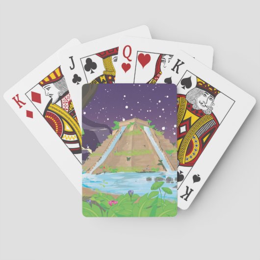 De Hangende Tuinen van Babylon Pokerkaarten (Achterkant)