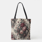 De hangende tuinen van de Arcane - Gotische Bloeme Tote Bag (Achterkant)