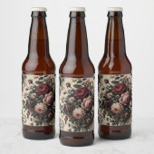 De Hangende Tuinen van het Arcane – Gotische Bloem Bier Etiket (Flessen)