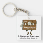 De Hangge-Uppe Discotheque, Chicago, IL Sleutelhanger (Voorkant)