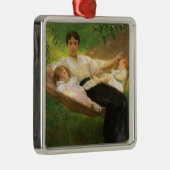 De hangmat (door Joseph DeCamp) Metalen Ornament (Rechts)