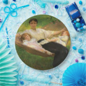 De hangmat (door Joseph DeCamp) Papieren Bordje (Feest)