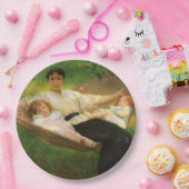 De hangmat (door Joseph DeCamp) Papieren Bordje (Feest)