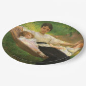 De hangmat (door Joseph DeCamp) Papieren Bordje (Gekanteld)