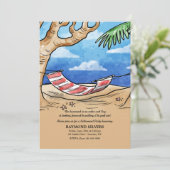 De hangmat uitnodiging (Staand voorkant)