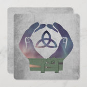 De Hantering van de Eterniteit sparen de Datum Save The Date (Voorkant / Achterkant)