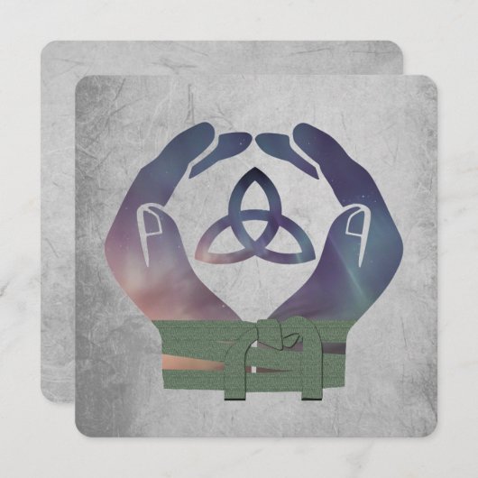 De Hantering van de Eterniteit sparen de Datum Save The Date (Voorkant / Achterkant)