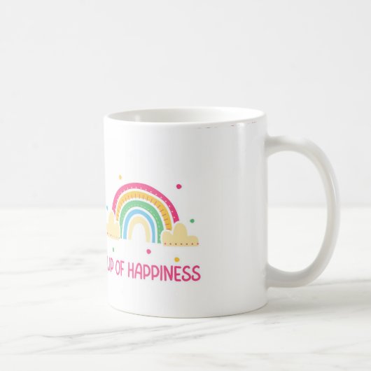 De Happiness Cup: het gieten van vreugde in elk mo Koffiemok (Rechts)
