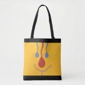 DE HAPPY BAG — Artiest ontworpen Tote Bag (Voorkant)
