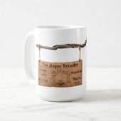 De Happy Beholder Tavern Sign Mok (Voorkant links)