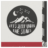 De Happy Camper stof (Close Up)