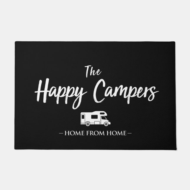 De Happy Campers Deurmat (Voorkant)
