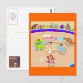 De Happy Clowns Briefkaart (Voorkant / Achterkant)