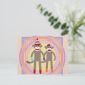 De Happy Couple. Briefkaart (Staand voorkant)
