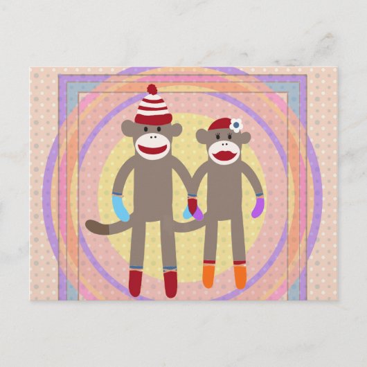 De Happy Couple. Briefkaart (Voorkant)