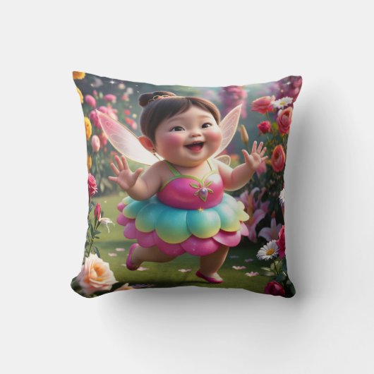 De Happy Dance Baby feeëriek Kussen (Voorkant)