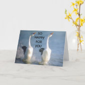 DE "HAPPY DANCE" DOOR ZANEN ALLEEN VOOR U KAART (Gele Bloem)