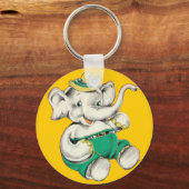 De Happy Elephant Sleutelhanger (Voorkant)